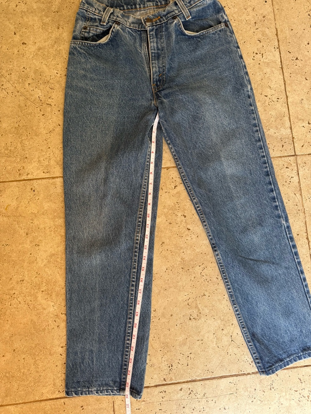 Vintage 1980s Levis Orange Tab High Waisted Jeans 26x26. Made in U.S.A. - Picture 3 of 7